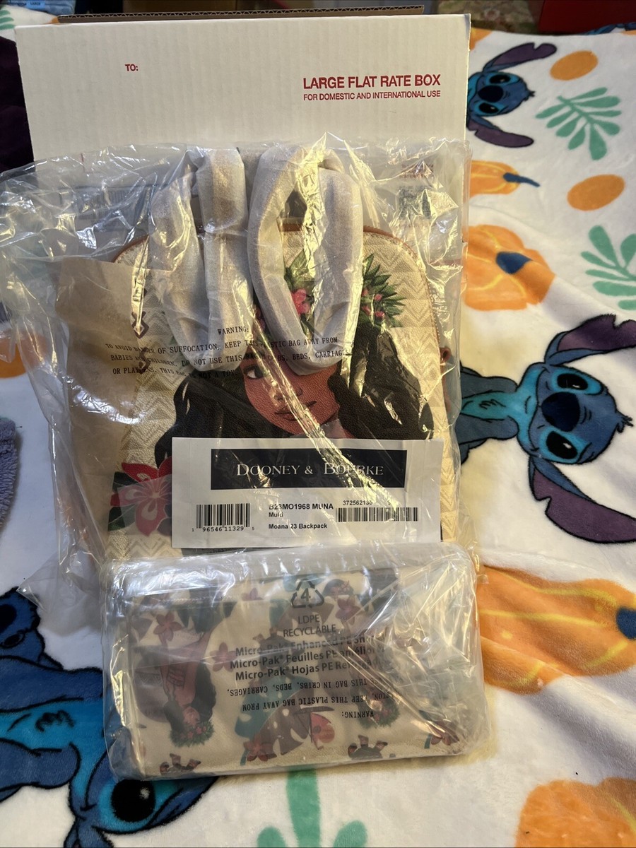 NWT- Moana Dooney and Burke Backpack, Beautiful Moana 2023 by Dooney & Bourke - Disney Dooney and Bourke Guide main image 3