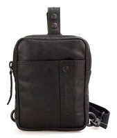 Spikes & Sparrow Miami Slingbag UmhäNgetasche GüRteltasche Tasche Black Schwarz