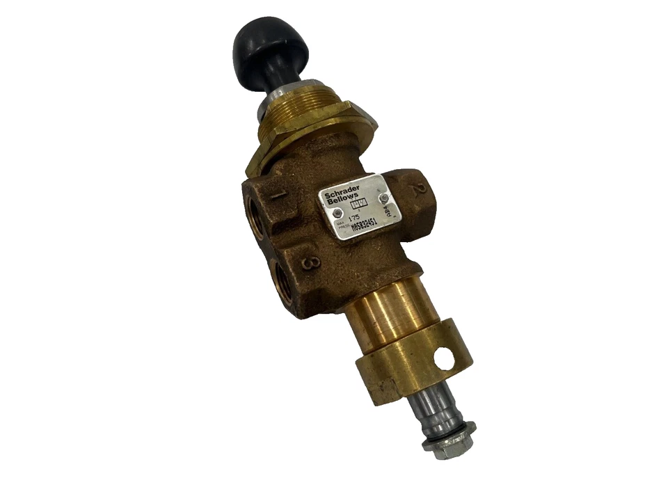 Schrader Bellows M05832451 3/2-Way 3/8" NPT Push Pull Manual Valve 3/8" NPT - Image 4 of 4