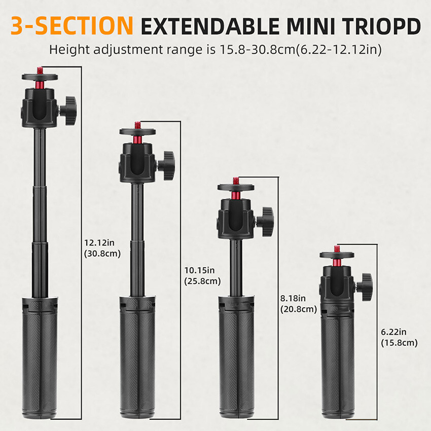 Action Camera Tripod Extension Rod Support Accessories for DJI Pocket3/Insta360-image