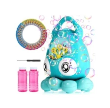 Bubble Machine, Cute Octopus Automatic Bubble Blower, 10000+ Bubbles Per Minute