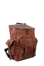 Buffalo Hunter Leather Backpack Rucksack Casual Travel Laptop Bag Unisex