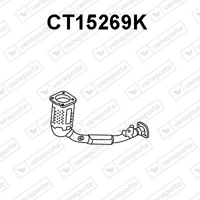 Catalyseur Peugeot 106 II et Saxo en acier inoxydable de haute résistance thermique