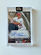 Kyren Paris 2024 Topps Chrome Black #CBA-KP On Card Auto Angels Rookie Card RC
