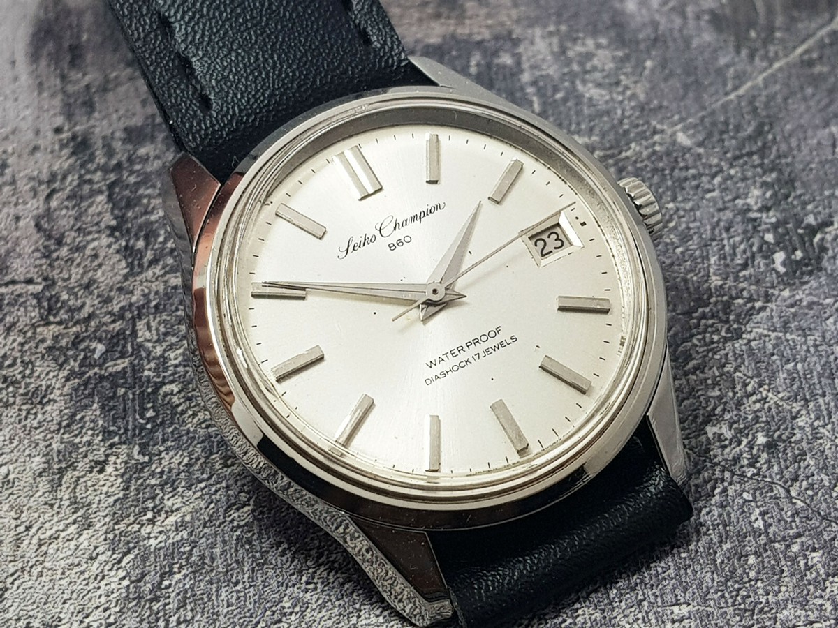 Vintage Seiko 7622-9000 17 Jewels Champion 860 Manual Winding