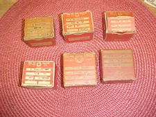 SIX (6) Boxes of Geometric Tools,  Sets of Thread Chasers, Various Sizes #B