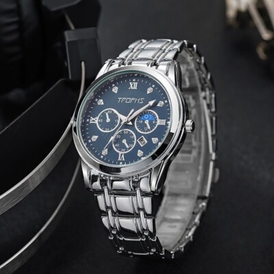 HERREN ARMBANDUHR QUARZUHR UHR UHREN HERRENUHR SCHMUCK ACCESSOIRS (NEU)