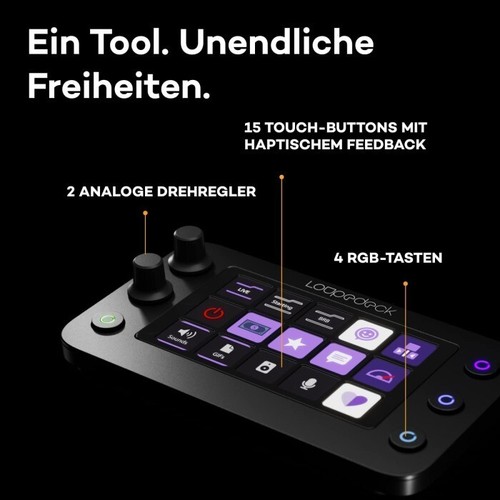 LOUPEDECK LIVE S | Console de streaming | Bureau | Boutons écran tactile LED - Photo 7/7
