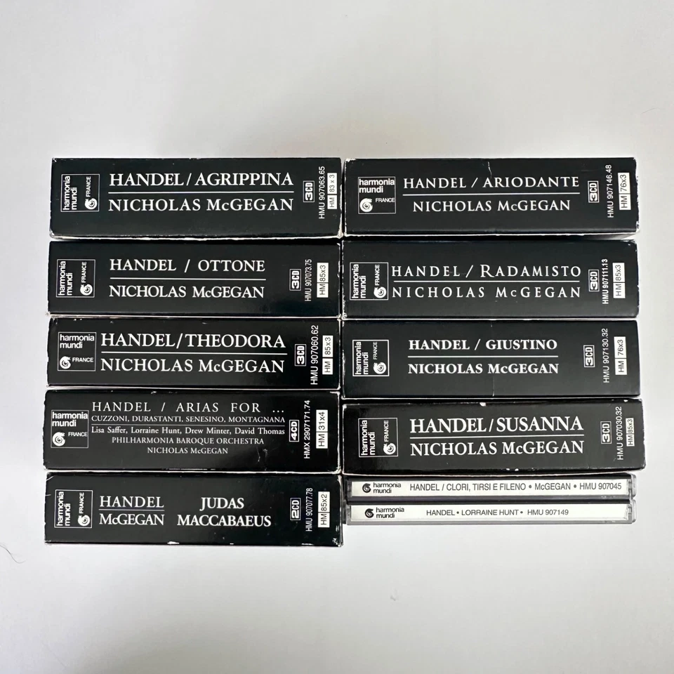 HANDEL Opera & Aria Set Nicholas McGegan Harmonia Mundi 29 CDs 11 Titles RARE EX - Image 3 of 4