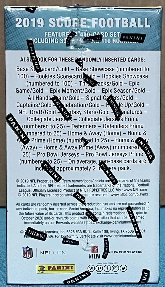 2019 Panini Score NFL Football Blaster -Factory Sealed- Jones, Deebo, Murray RY - Image 2 of 4