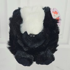Swibco Puffkins Odie Skunk 4 Inch Plush Stuffed Animal Style 6641 1997 Vintage