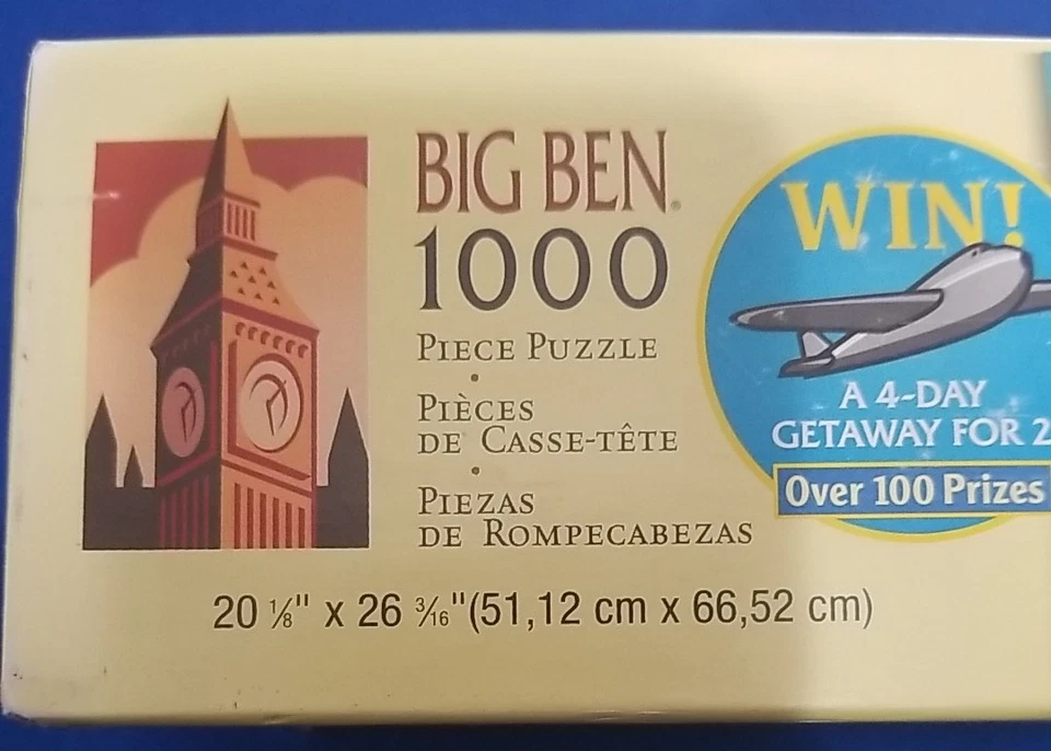 NUEVO: Puzzle Big Ben 1000 Piezas. Puente Golden Gate, San Francisco CA. Foto 2 de 4