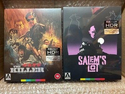 The Killer & Salem's Lot Limited Editions (4K UHD Blu Ray) Arrow Video SEALED