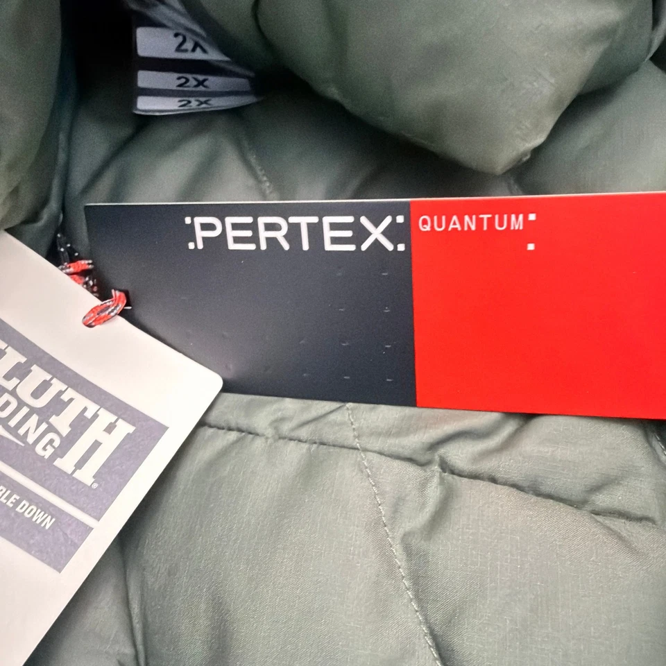 Duluth Trading Company Coat Womens 2X XXL Cold Reliable Down Green Hooded New - Image 4 of 4