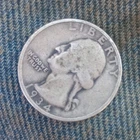 1934 Washington Quarter Silver 25C Circulated Coin 0.9 Fineness Uncertified US