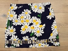 Lilly Pulitzer Navy White Daisy Ladybug Print Skirt Ladies Sz 4