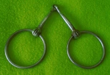 JWP Jeremiah Watt 5.25" Copper Inlay Sweet Iron Pinchless Loose Ring Snaffle BIT