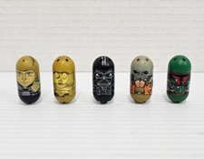 Mighty Beanz Star Wars Characters Ponda Baba Bobafett Darthvader Lot Of 5 2010