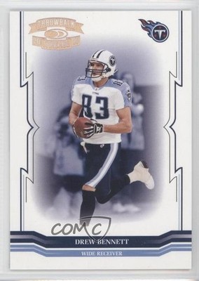 2005 Donruss Throwback Threads Bronze Holofoil 51/250 Drew Bennett #144 0l1