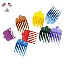 8PCS Universal Hair Clipper Limit Comb Trimmer Guard Combs Accessory For WAHL H