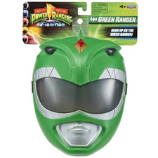 Power Rangers Re-Ignition Green Ranger Tommy Mask Costume Roleplay MMPR