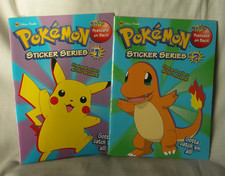 Pokemon Sticker Series 1  2 Coloring Books  Poster  Postcards on Back
