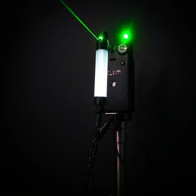 White GlowStickz LED Powered Custom Carp Fishing Bobbin