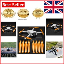Orange Stealth Propellers Set for DJI Mini 3 Pro & Mini 4 Pro - Quieter Flight