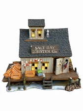 Department 56 New England Village Series Salt Bay Lobster Co 56658 Retired