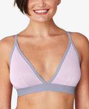 Maidenform Naturally Soft Triangle Bralette, Urban Lilac, LARGE