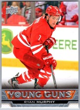 2013-14 Ryan Murphy Upper Deck Young Guns Rookie Card #214. rookie card picture