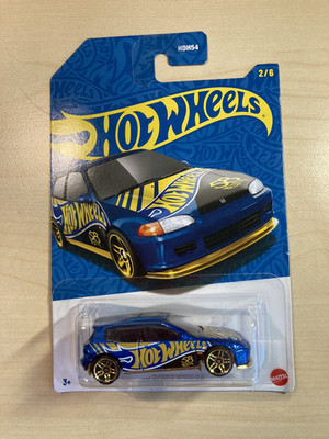Hot wheels '92 Honda Civic EG from 58th Anniversary blue + gold set new on card