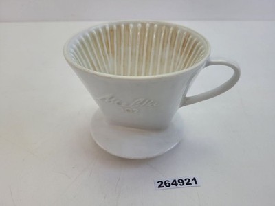Coffee Filter Attachment Melitta Porcelain Kitchen Household Cup White #264921