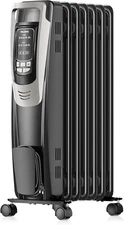 PELONIS Radiator Heater for indoor use Large Room with Remote, Silver
