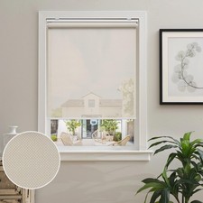 AOSKY Cordless Light Filtering Roller Shades Solar Screen UV Protection