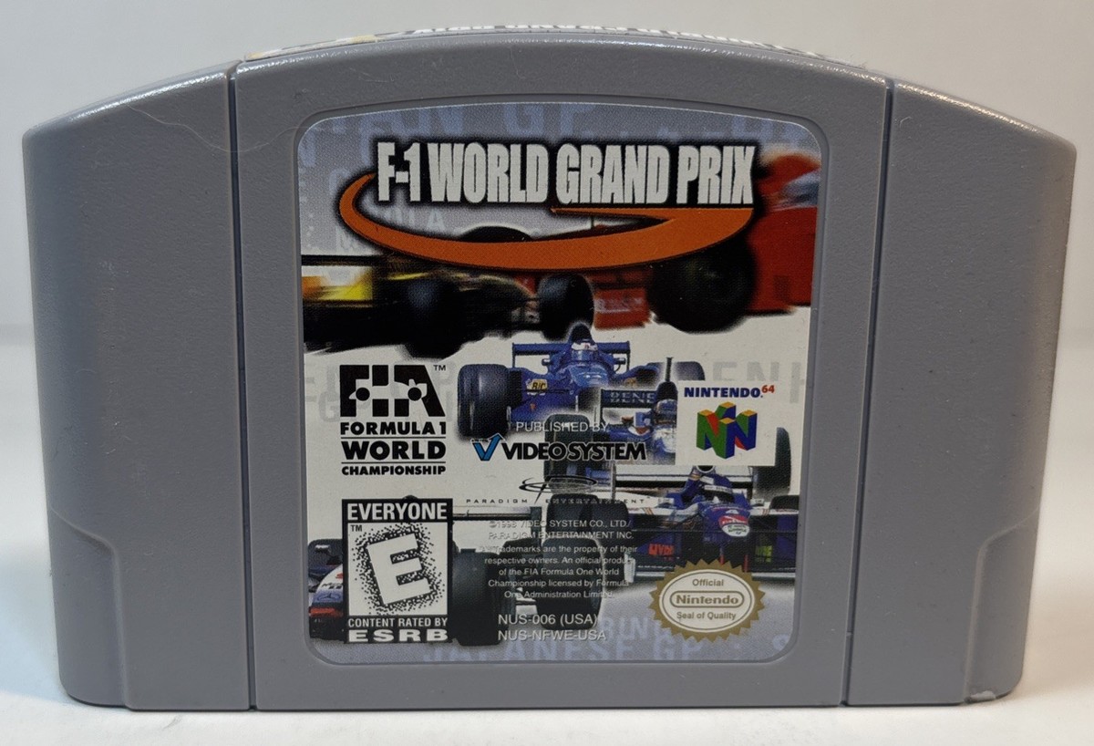 任天堂64ソフト「F-1ワールドグランプリ」動作中古開封品の出品です。 F-1 World Grand Prix (Nintendo 64, 1998) for sale online | eBay