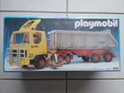3141 PLAYMOBIL VINTAGE CONSTRUCTION SITE: dump truck / semi-trailer (1992)
