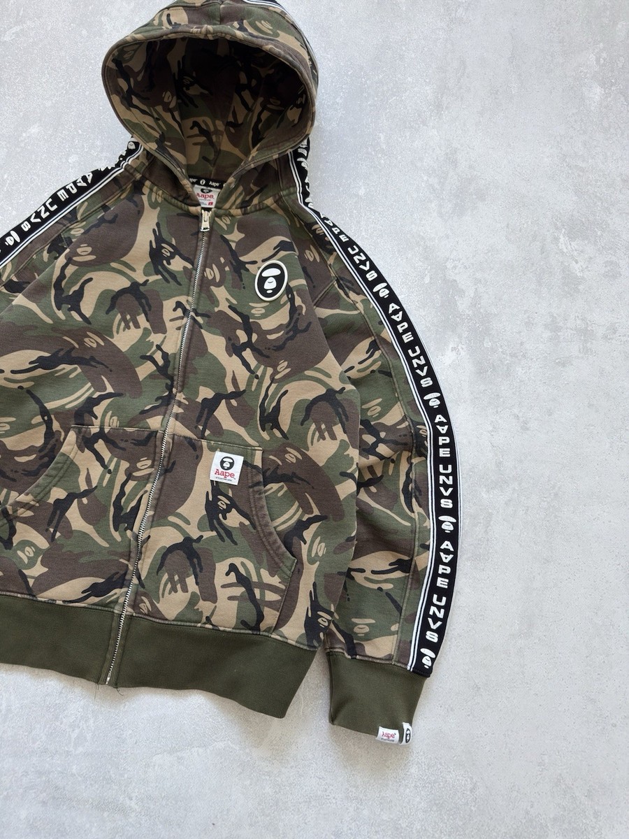 Veste AAPE By A Bathing Ape X Apunvs - Doudoune Camouflage - Taille XL - Occasion Très Bon état - Y2K
