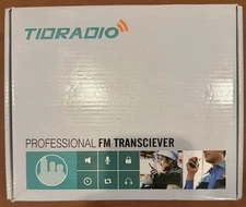 TIDRADIO Dual Band VHF UHF FM Two-Way Radio w/ Accessories – New Open Box