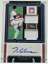 2022 Panini Three and Two Tom Glavine Hall of Fame Auto #/35 Braves
