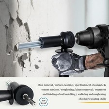 SDS Plus Electric Hammer Needle Scaler Adapter for Rust Removal Concrete Drillin