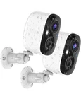 2k UHD Smart Wireless Security Camera With Wifi And Night Vision 