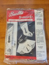 Vintage 1959 Bucilla Jeweled Needlework Kit #3479 Unopened Nylokraft Door Chime