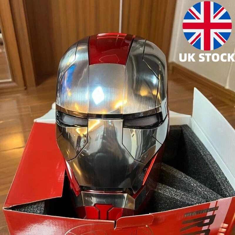 AUTOKING Iron Man MK5 1:1 Helmet Mask 2.0 Version with Ear Surround Lamp Light