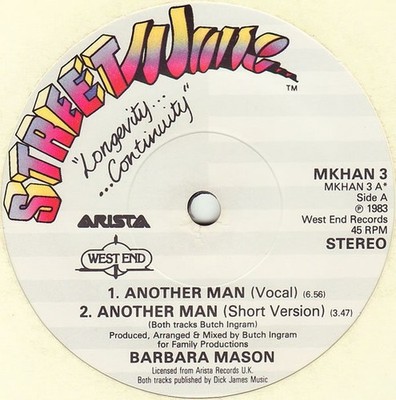 BARBARA   MASON ANOTHER MAN  12'' SINGLE