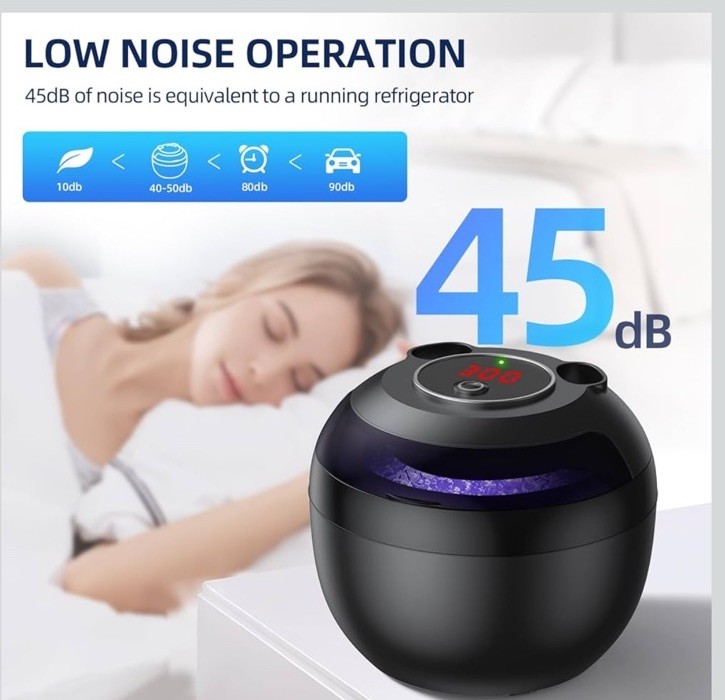 ECOBASIC ULTRASONIC RETAINER CLEANER MACHINE DENTURES MOUTH GUARDS - BLACK !!