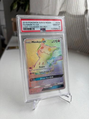 2018 Pokemon SM Lost Thunder Mimikyu #226/214 PSA 10 GEM MINT