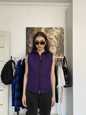 Ralph Lauren Womens L Quilted Full Zip Double Sided Vest