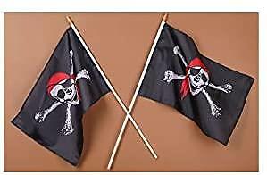 Large Pirate Bandana Flag Boats Treehouse Skull Crossbones Jolly - Foto 3