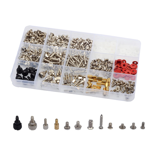 508 PCS Pc Basic Computer Standoffs Set & Screws Kit for Motherboard HDD Hard Dr - Bild 10 von 12